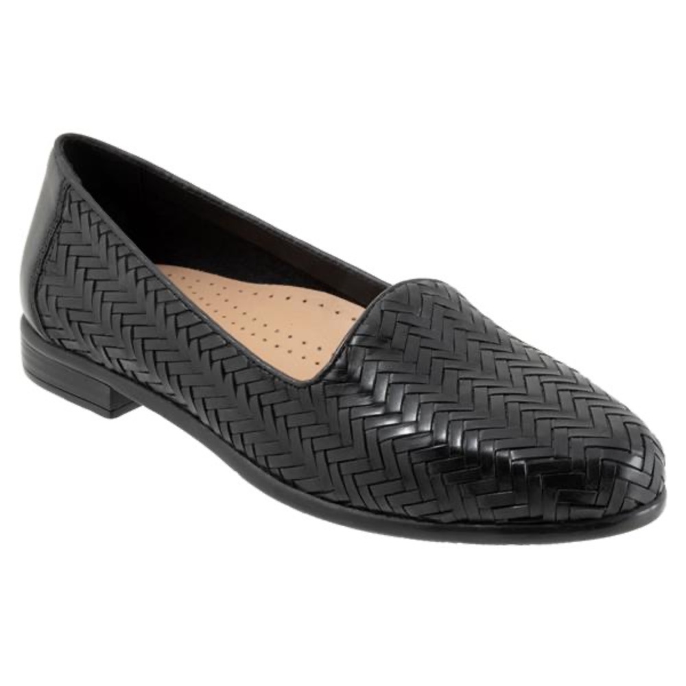 Trotters Women's Liz III Black Loafers Size 10 N